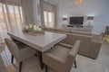 Interior design of luxury apartment living room Royalty Free Stock Photo