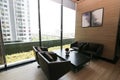 Living room in luxury apartment