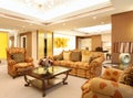 Living room of luxury suite in hotel