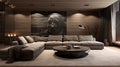 Modern Living Room With Anton Semenov Style And Naturalistic Compositions