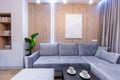 Small apartment design living room Royalty Free Stock Photo