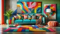 Vibrancy Unleashed: Bold Living Room Inspiration