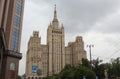 Living Stalinist skyscraper at Kudrinskaya Square