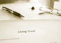 Living Trust legal document