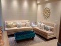livingroom sofaset pillows cushions Royalty Free Stock Photo