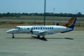 Proflight Zambia Airline plane on tarmac at Harry Mwanga Nkumbula International Airport in Zambia