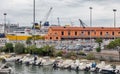 Moby Ferry terminal in Livorno port, Italy