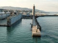 Livorno (Leghorn) harbour Royalty Free Stock Photo