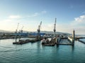 Livorno (Leghorn) harbour Royalty Free Stock Photo