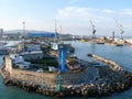 Livorno (Leghorn) harbour Royalty Free Stock Photo