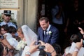 Livorno, Marriage Giorgio Chiellini and Carolina Bonistalli Royalty Free Stock Photo