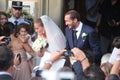 Livorno, Marriage Giorgio Chiellini and Carolina Bonistalli Royalty Free Stock Photo