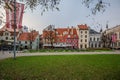 Livu square in old town of Riga in autumn, Riga, Latvia Royalty Free Stock Photo