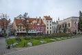 Livu square in old town of Riga in autumn, Riga, Latvia Royalty Free Stock Photo