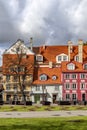 The Livu Square in Riga Old Town, Latvia