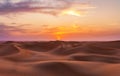 Empty Quarter Desert Dunes at Liwa, Abu Dhabi, United Arab Emirates Royalty Free Stock Photo