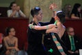 Liya Kazbekova and Ayan Zhumatayev - ballroom dancing Royalty Free Stock Photo