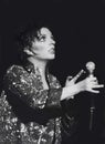 Liza Minnelli Performs at a Chicago Concert Royalty Free Stock Photo