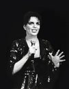 Liza Minnelli Performs at a Chicago Concert Royalty Free Stock Photo