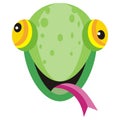 Lizard Cartoon Sticker Widespread Squamate Reptile