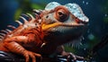 Lizard, dragon, iguana, gecko, reptile, amphibian, cute, small, large, wet generated by AI Royalty Free Stock Photo