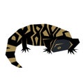 Lizard flat illustration