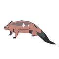 Lizard flat illustration