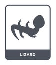 lizard icon in trendy design style. lizard icon isolated on white background. lizard vector icon simple and modern flat symbol for