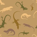 Lizard pattern vector