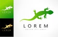 Lizard vector logo