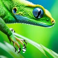 lizards in grass, AI-Generatet Royalty Free Stock Photo