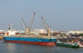 Lizstar Success vessel at port on Song Sai Gon River, Ho Chi Minh City, Vietnam