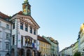 Ljublana historical city center, Slovenia Royalty Free Stock Photo