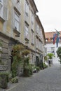 Ljubljana narrow street in Slovenia Royalty Free Stock Photo