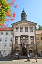 Ljubljana's city hall, Ljubljana, Slovenia Royalty Free Stock Photo