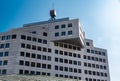 Ljubljana, Slovenia - Contemporary office buildings in the city center, financial district Royalty Free Stock Photo