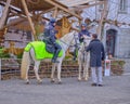 Horseback police Slovenia.