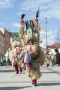 Ljubljana, Slovenia / Slovenia - FEBRUARY 02 2019: Carnival in Slovenia with some traditional Slovenian mask such as kurent, which