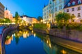 Ljubljana (Slovenia) at night