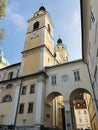 St. Nicholas` Cathedral in Ljubljana, Slovenia.