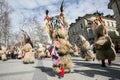 Ljubljana, Slovenia / Slovenia - FEBRUARY 02 2019: Carnival in Slovenia with some traditional Slovenian mask such as kurent, which