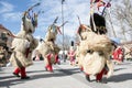 Ljubljana, Slovenia / Slovenia - FEBRUARY 02 2019: Carnival in Slovenia with some traditional Slovenian mask such as kurent, which