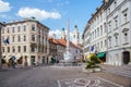 Ljubljana Streets and Cityscape in Slovenia Royalty Free Stock Photo