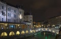 Ljubljana - Three bridges Royalty Free Stock Photo