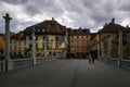 Ljubljana. Walking through the streets of the city. Slovenia. Royalty Free Stock Photo