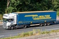 LKW Walter truck on motorway Royalty Free Stock Photo