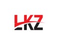 LKZ Letter Initial Logo Design Royalty Free Stock Photo