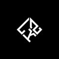 LKZ letter logo design on black background. LKZ creative initials letter logo concept. LKZ letter design Royalty Free Stock Photo