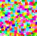 Pattern with colorful squares