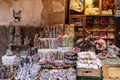 Llama feutus for sale at a local shop at the witch market in the center of La Paz, Bolivia